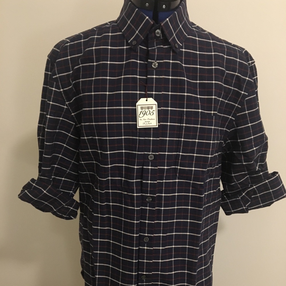 Joseph A Bank Tailored Fit 1905 Mens Dress Shirt New